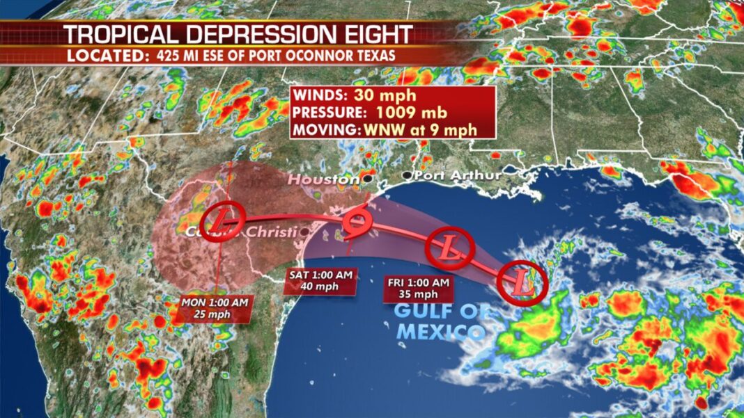 Tropical storm watch for Texas coast as Gulf of Mexico system forms