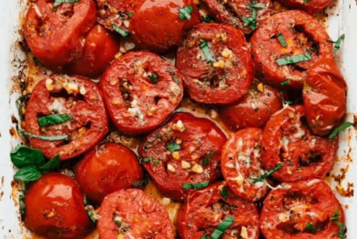 parmesan-garlic-roasted-tomatoes