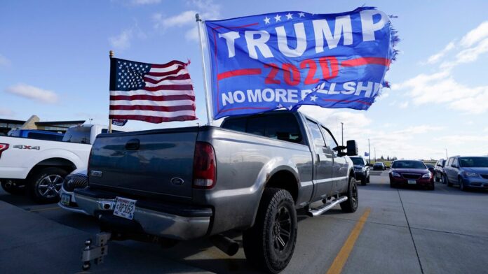 trump-supporters-come-out-to-blue-state-highways-to-rally