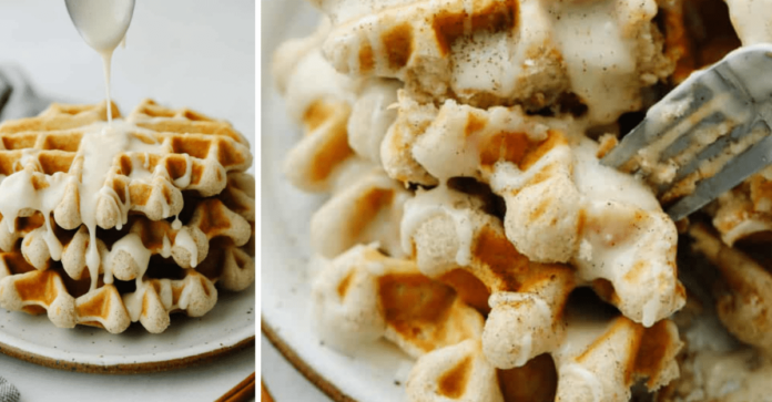 mouthwatering-cinnamon-roll-waffles