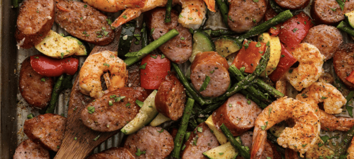cajun-shrimp-and-sausage-vegetable-sheet-pan