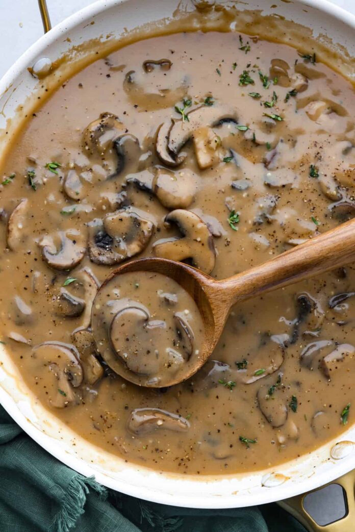 mushroom-gravy