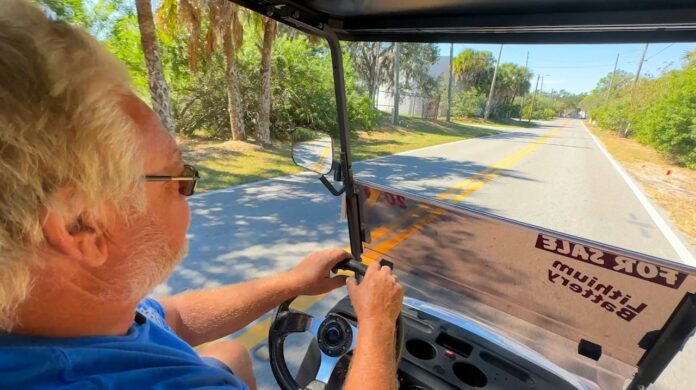 port-richey-police-educating-public-on-new-golf-cart-signs-off-us-19