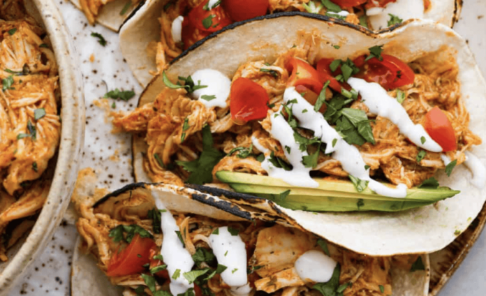 slow-cooker-ranch-chicken-tacos